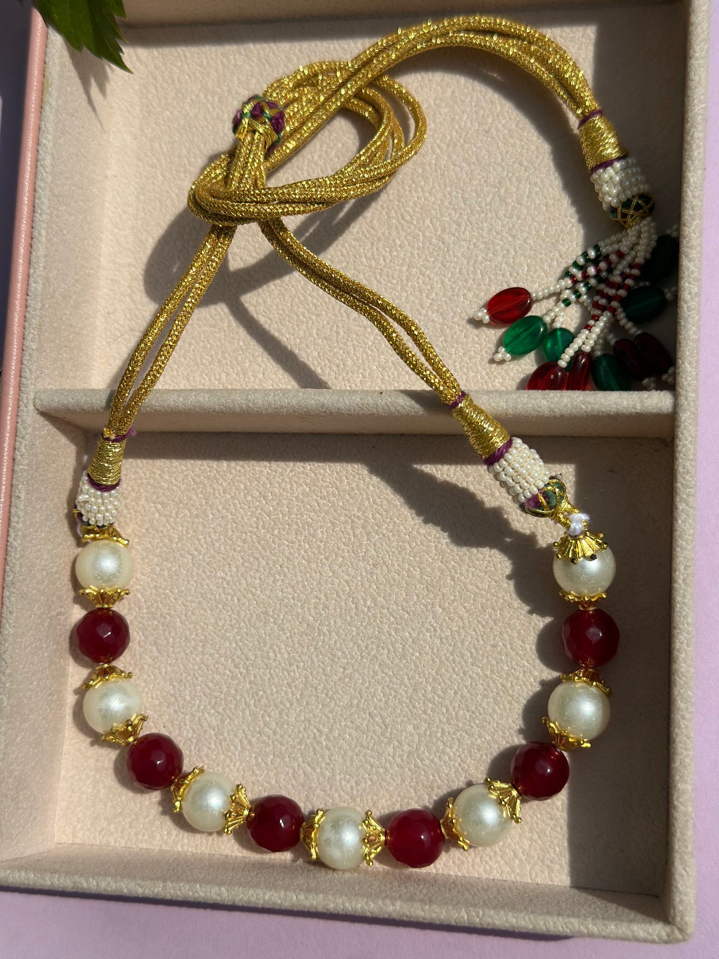 Rubi Stone beaded choker