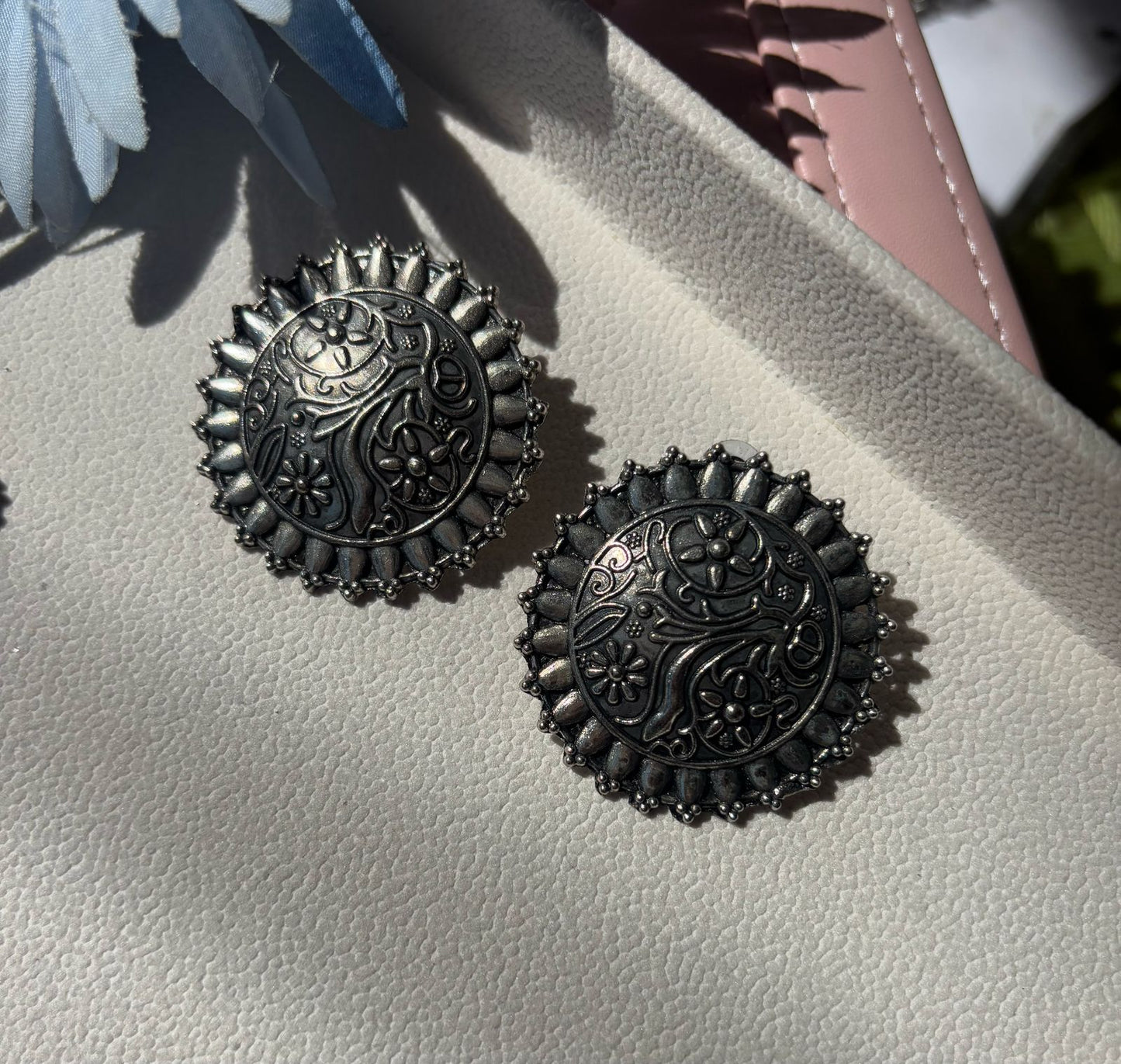 CS-12 Oxidized german silver choker set