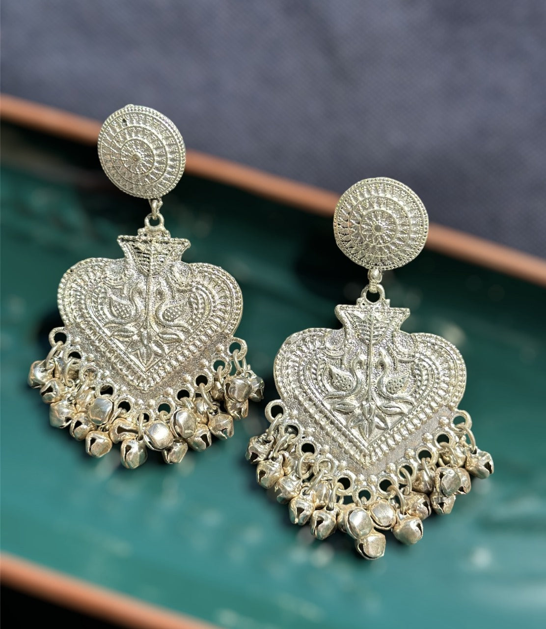 ER-13 panpatta earrings with gungroo