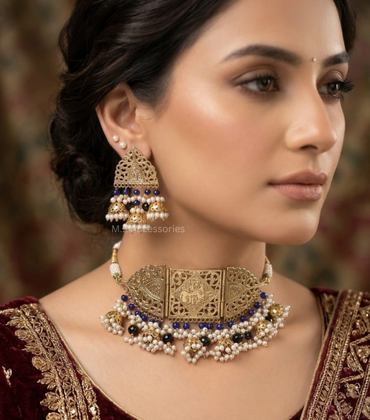 CS-8 Afghan guluband choker set
