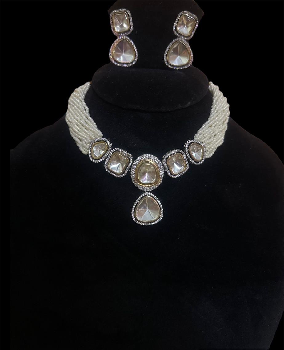 Polki Kundan Choker Set