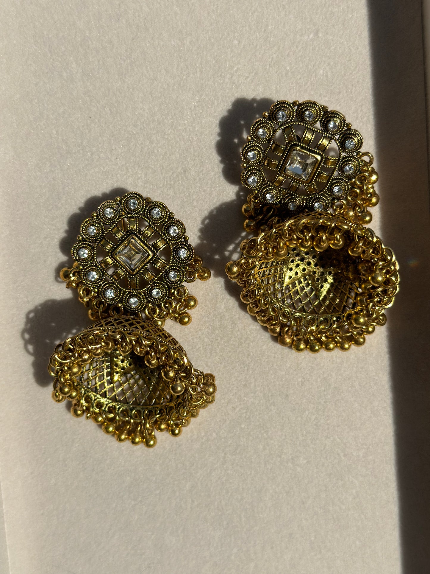 Antique jhumki earrings