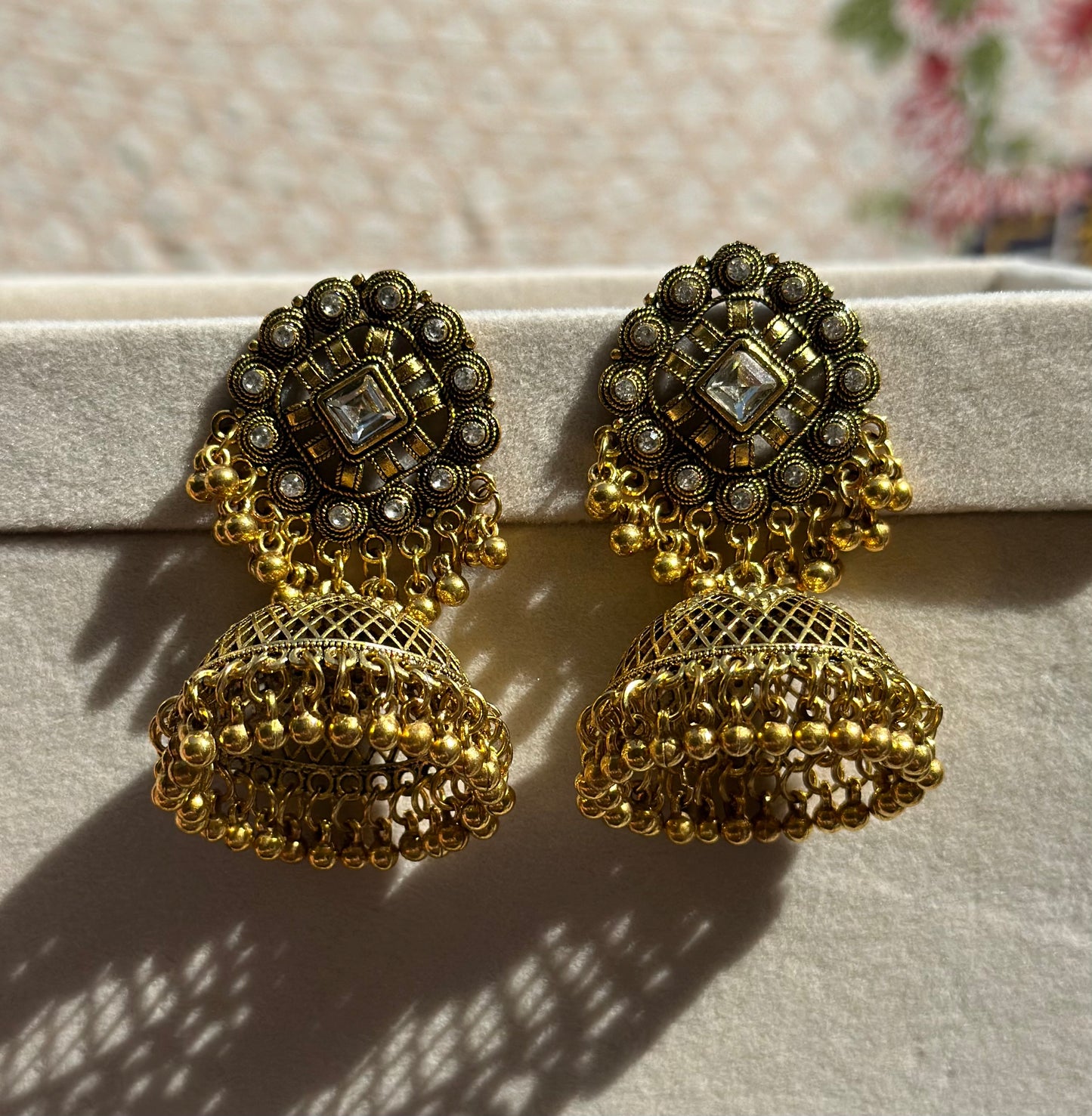 Antique jhumki earrings