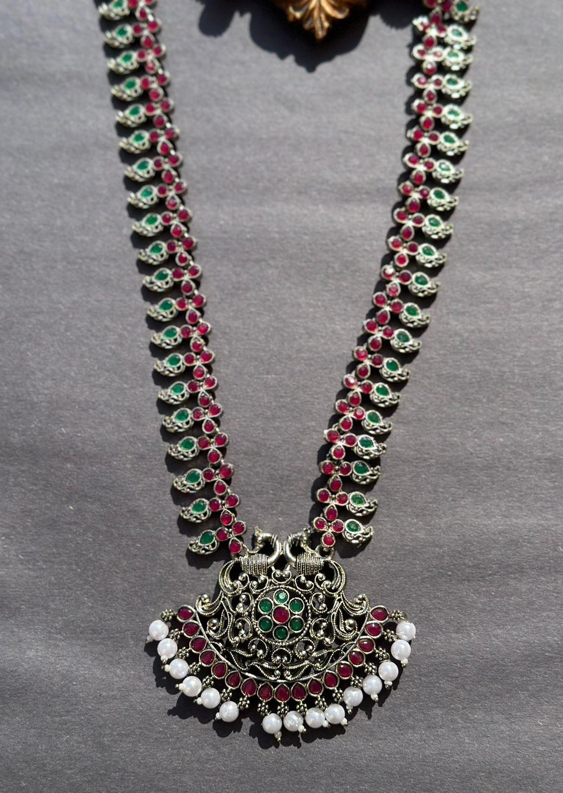 KS-9 Kolhapuri Necklace and Mala Combo Set.