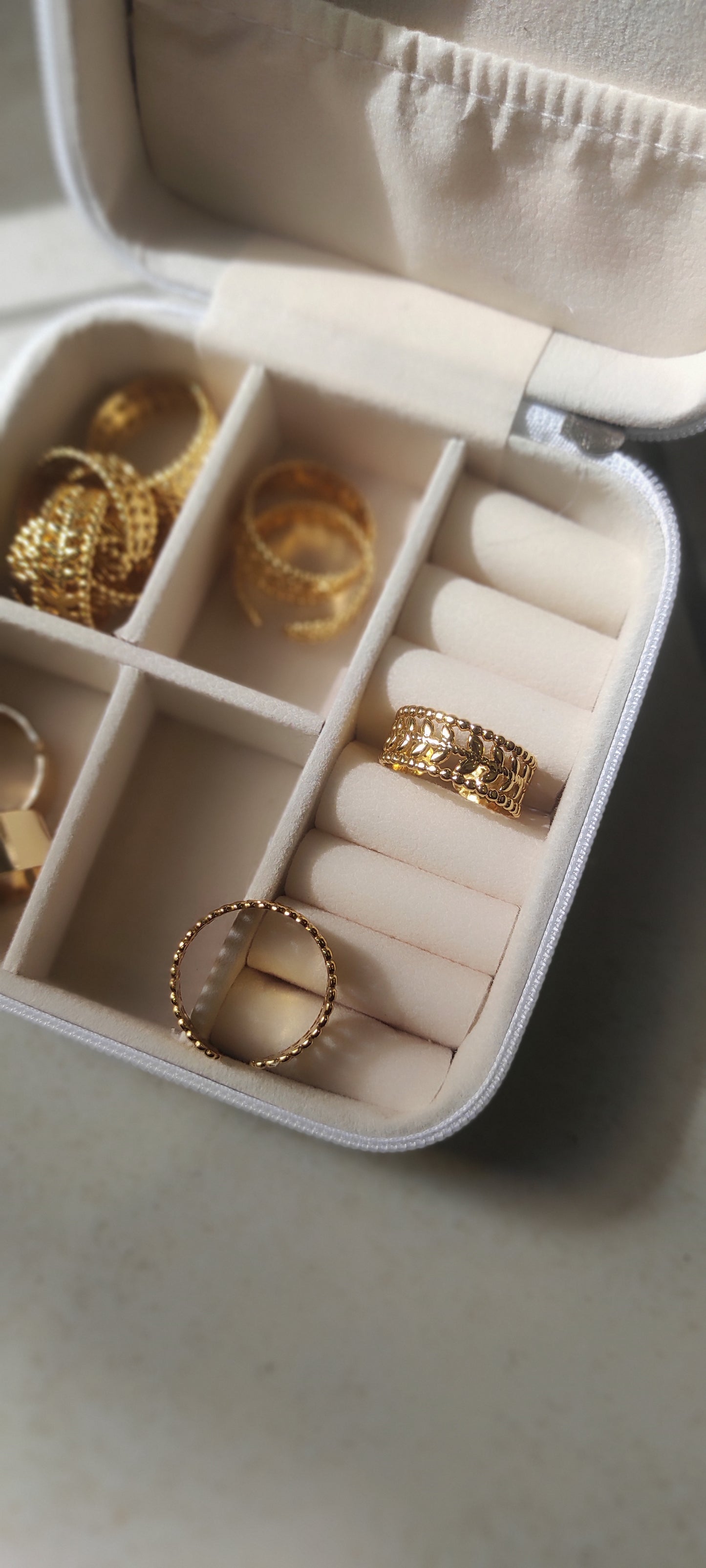 RIN-11 adjustable size antique polish ring