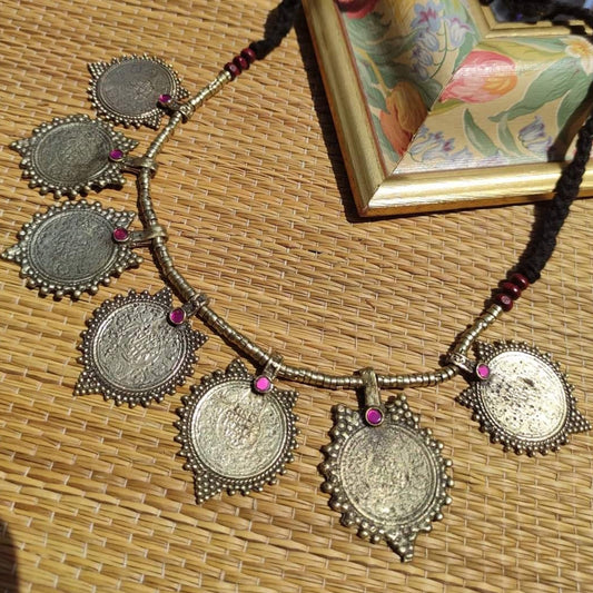 Afghan layered necklace