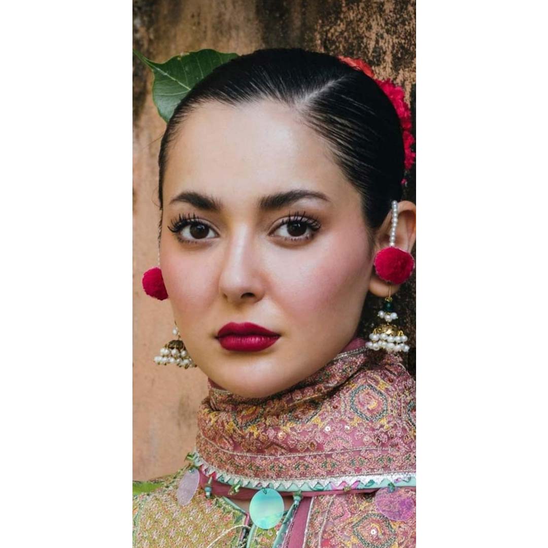 ER-25 Pom pom mini jhumki with sahara