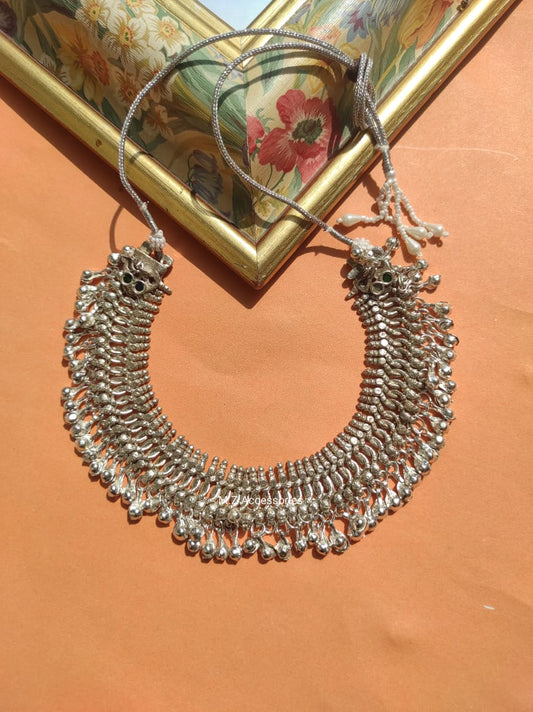 vintage afghani anklet necklace