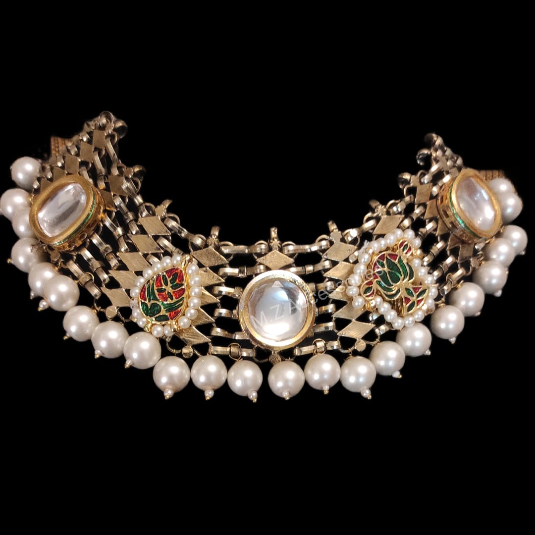 Afghan hybrid kundan choker