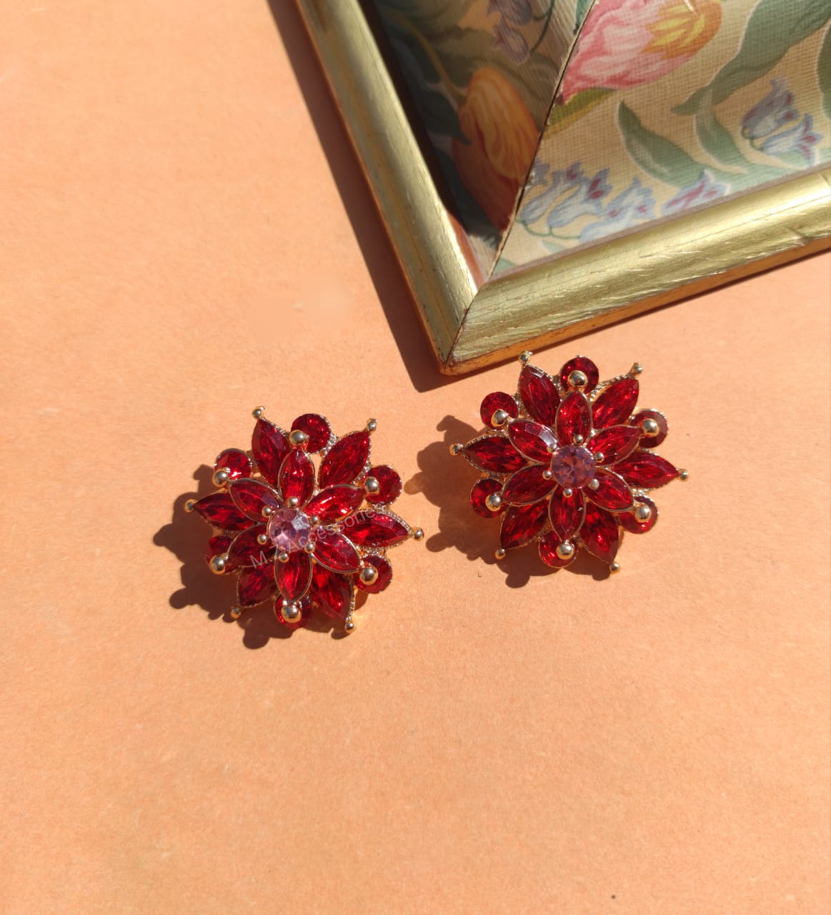 Rubi crystal stud earrings CC-57