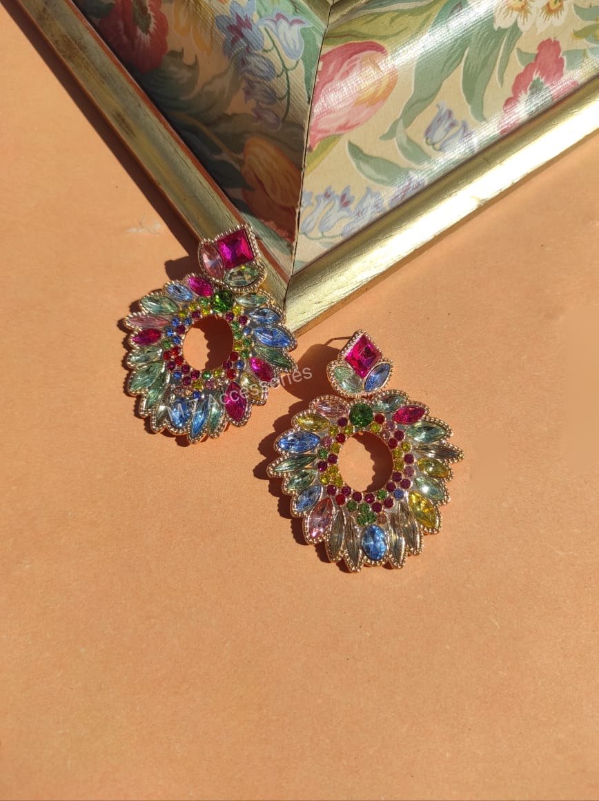 Multicolor  earrings CC-69